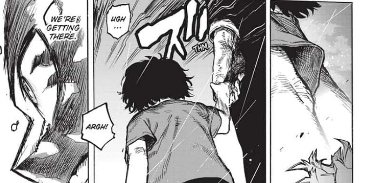 Deku's Breakthrough in His Fight Against Shigaraki Revealed in MHA Chapter 417 - -2022136594