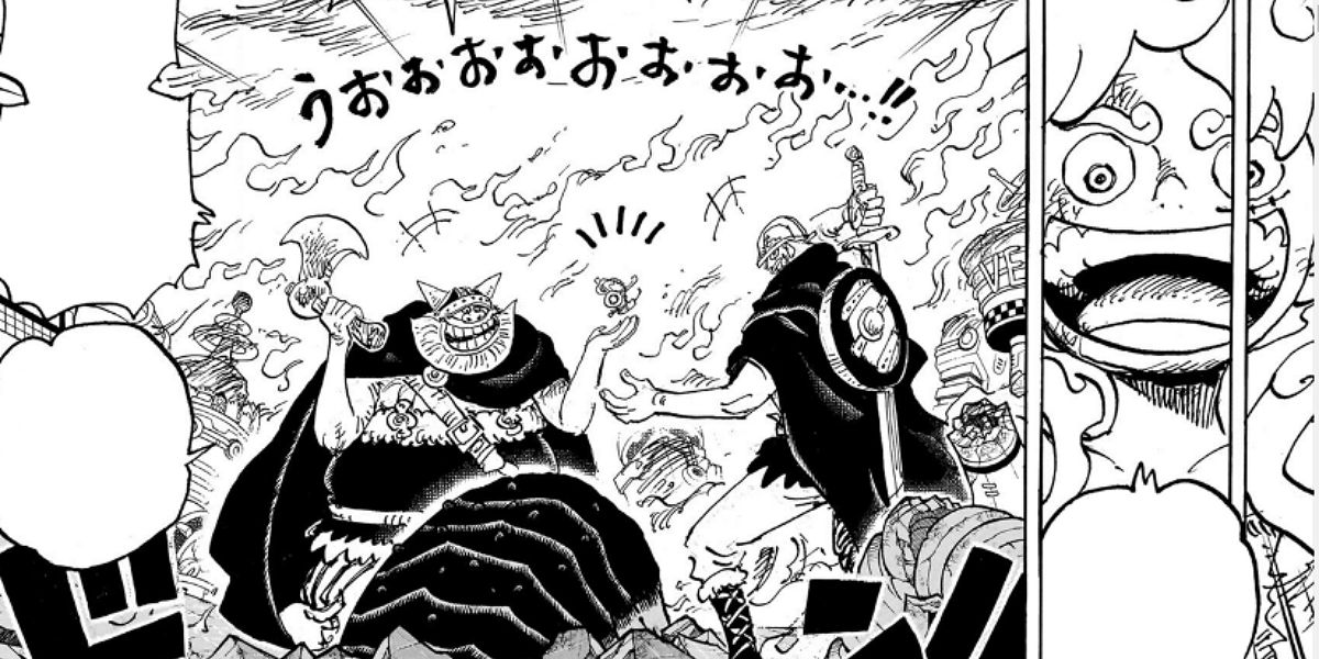 One Piece Chapter 1112: Intense Battles and the Escape from Egghead Island - -110648103